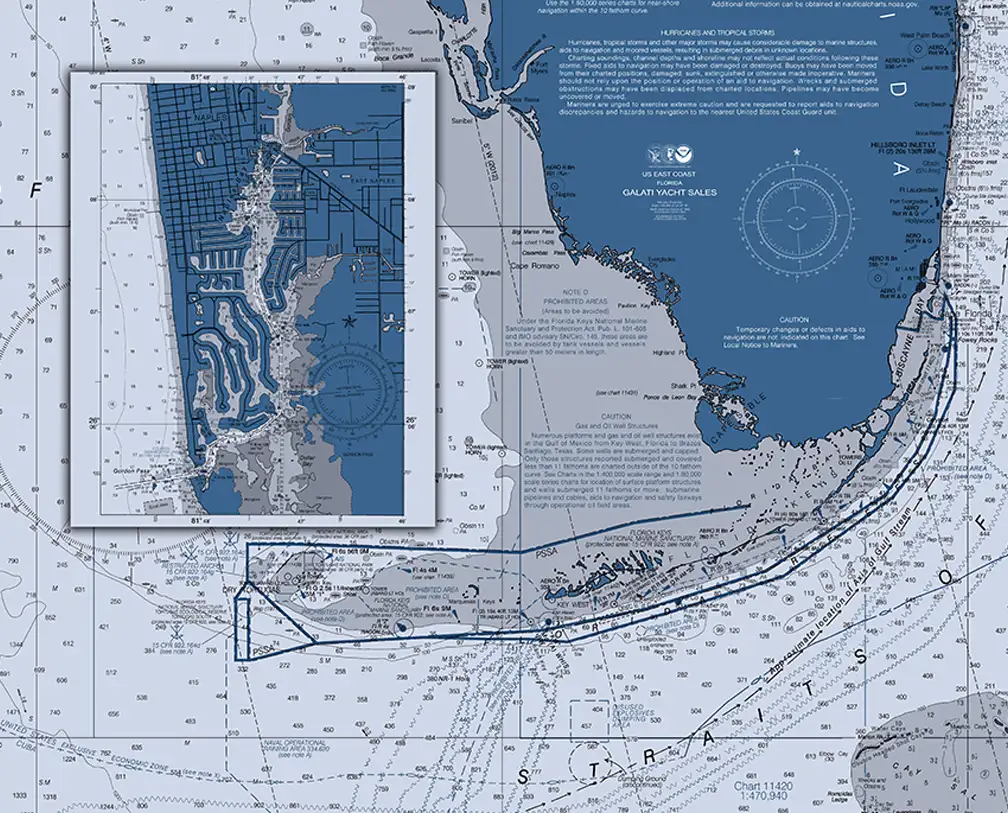 Crystal River Texas  nautical chart wallapper